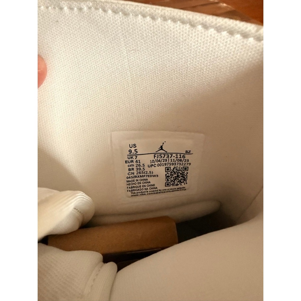 NIKE Jordan Air Mae Sail Pink White Platform Boot Sneakers - Picture 9 of 11